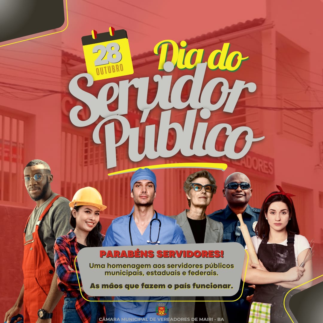 Dia do Servidor Público!