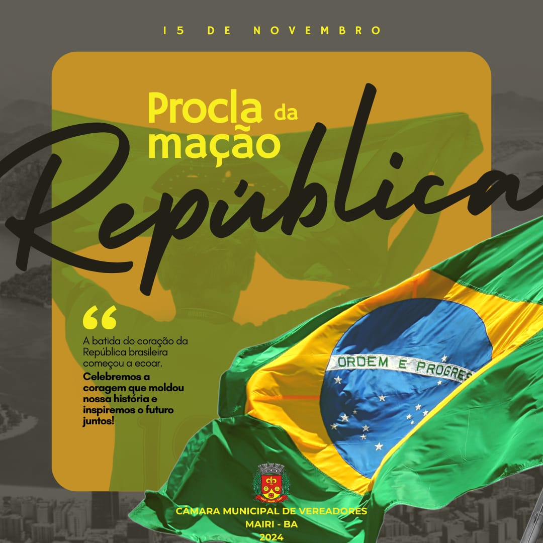 Proclamação da República!