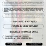 Pauta Sessão Ordinária 29/05/2025