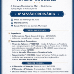 Pauta Sessão Ordinária 26/03/2026