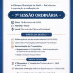 Pauta Sessão Ordinária 19/03/2026