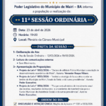 Pauta Sessão Ordinária 23/04/2026