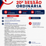 Pauta Sessão Ordinária 27/08/2026