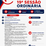 Pauta Sessão Ordinária 20/08/2026